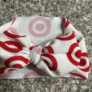 Red and White Kids Headband